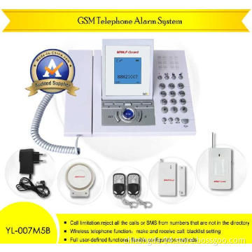 GSM Multi-Functional Telephone Alarm System With 16 Wireless Sensors (YL-007M5B)